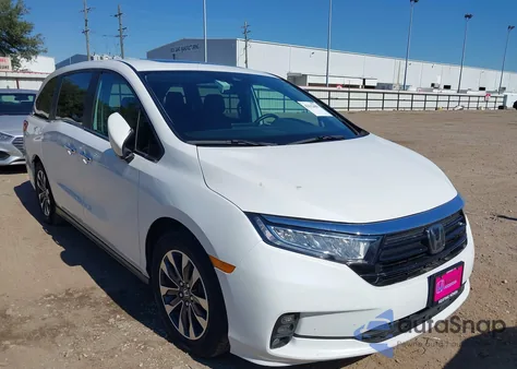 2024 Honda Odyssey Ex-L из США, поврежденный, VIN 5FNRL6H61RB048292